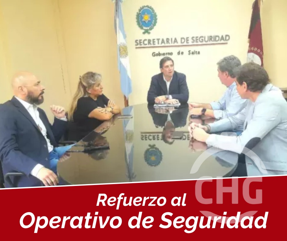 Reunión con el Secretario de seguridad de la provincia de Salta